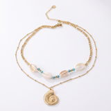 Vintage Rose Double Layer Necklace