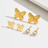 Butterfly Earring Set