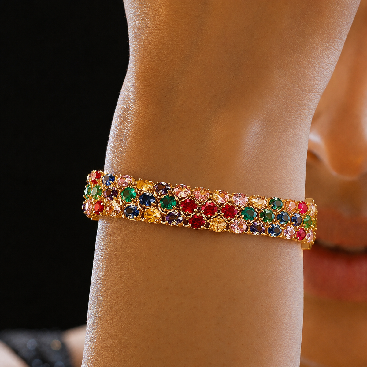 Luxury Multicolor Crystal Bracelet