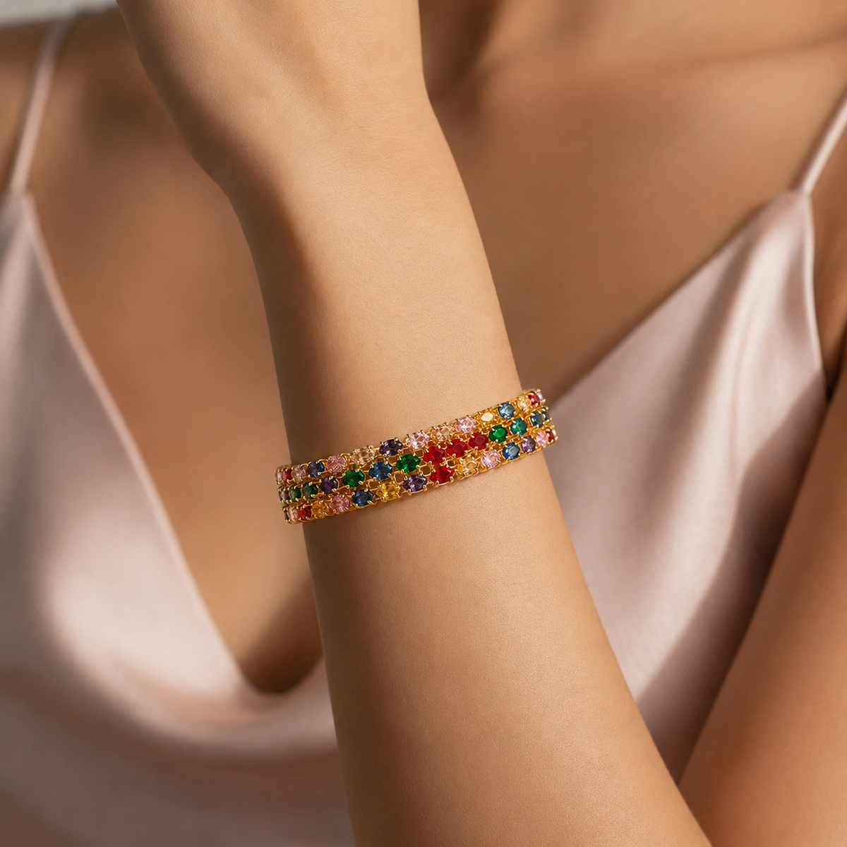 Luxury Multicolor Crystal Bracelet