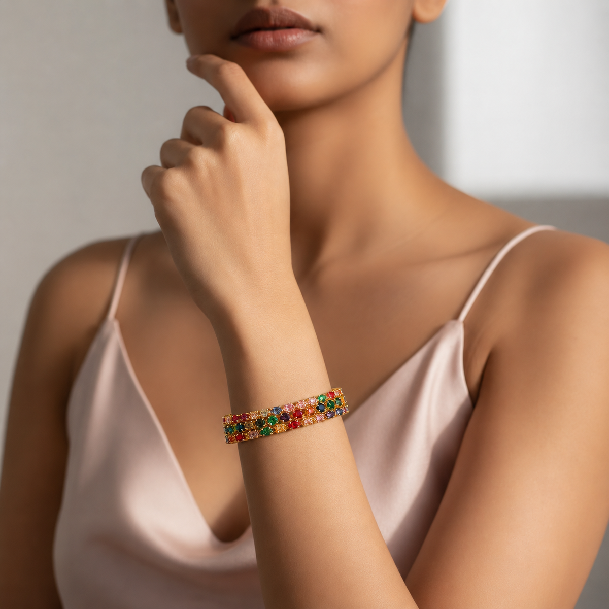 Luxury Multicolor Crystal Bracelet