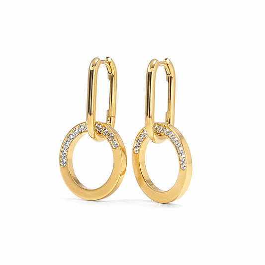 Mixed Heart Hoop Earring Set