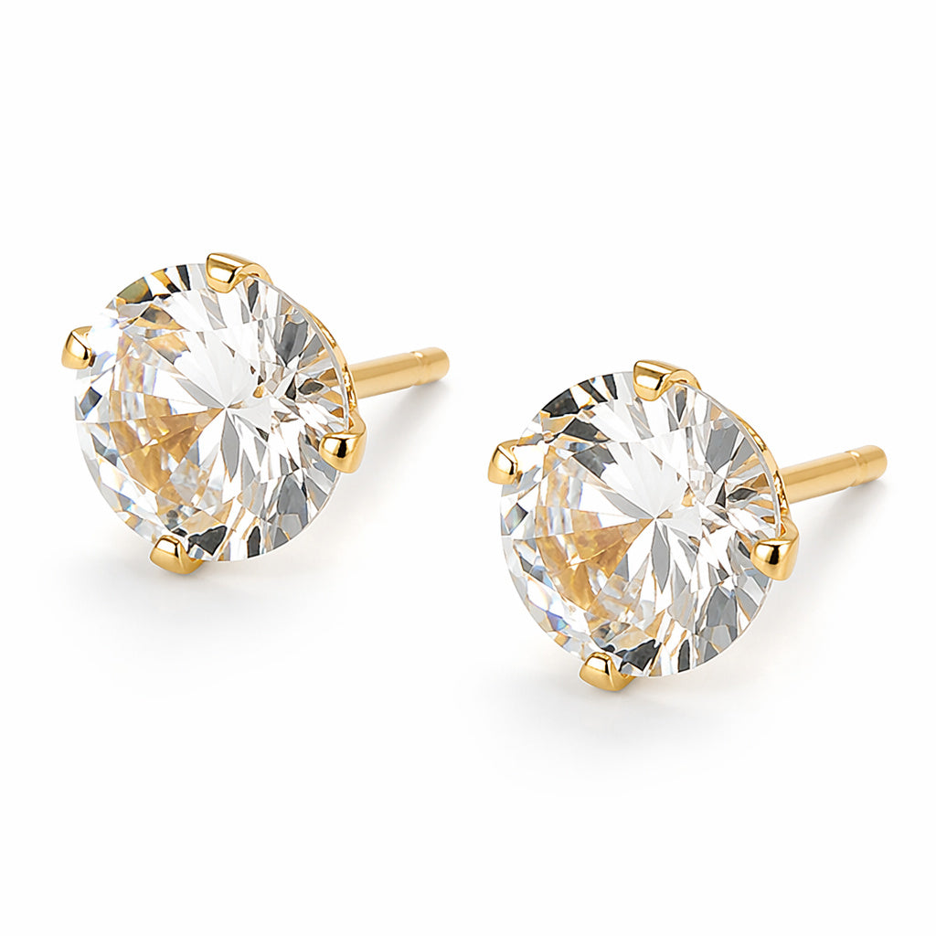 Heart Stud & Hoop Earring Set