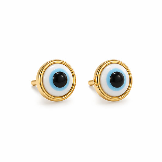 Evil Eye Hoop Earring Set