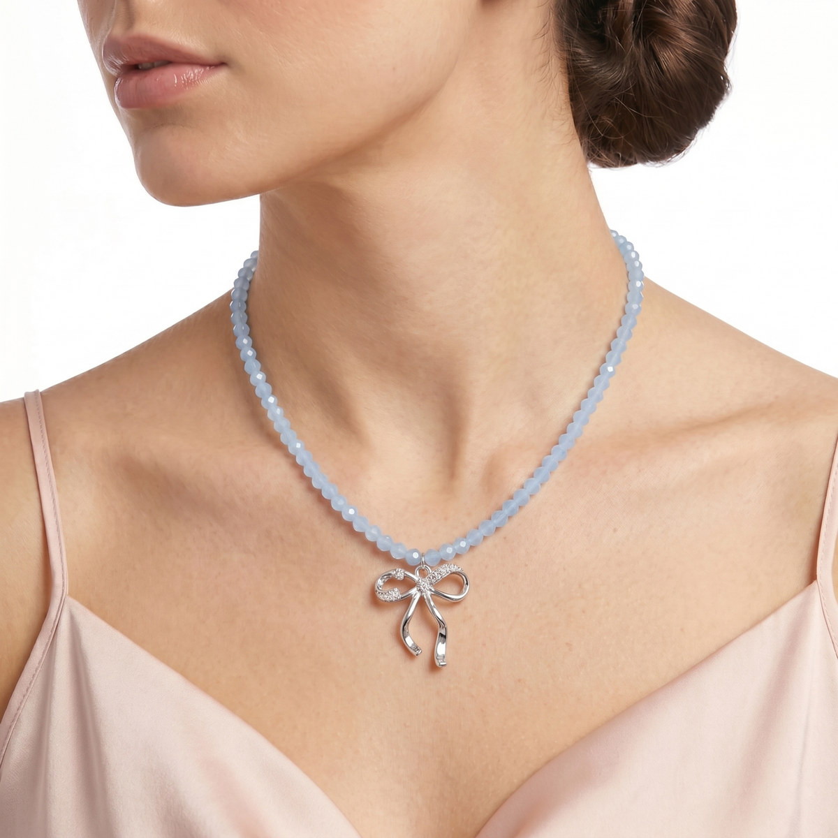 Blue Butterfly Clavicle Necklace