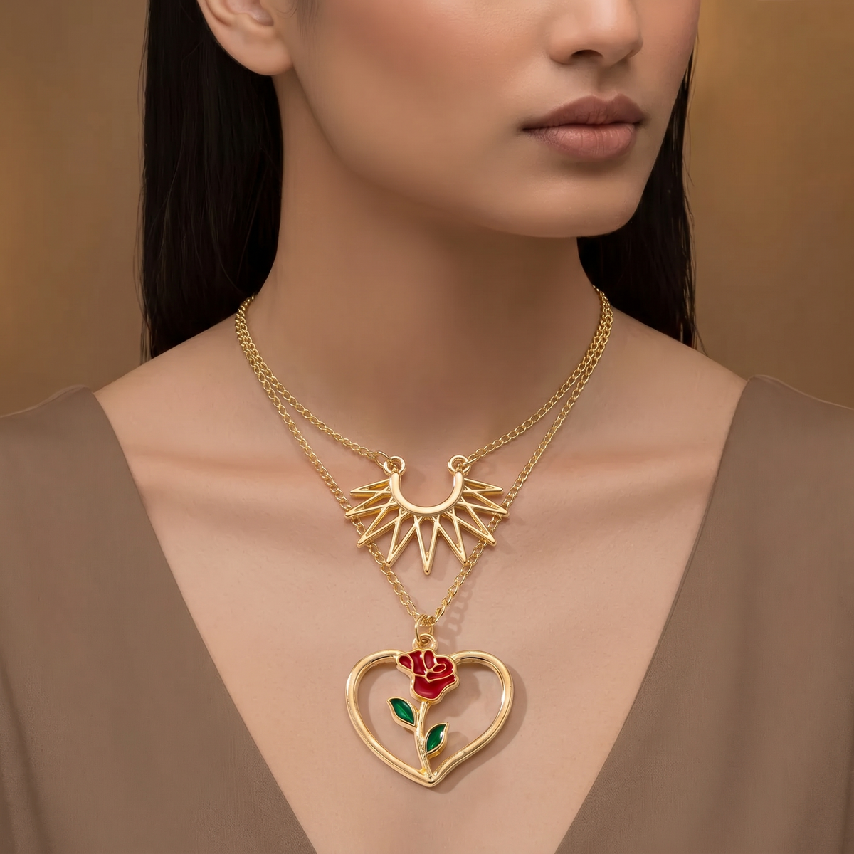 Conch Shell Layered Necklace