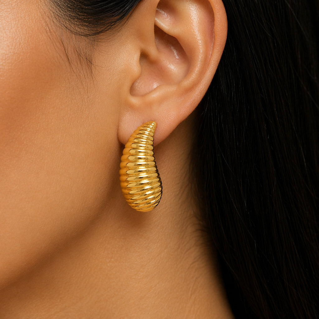 Crescent Moon Earring Set