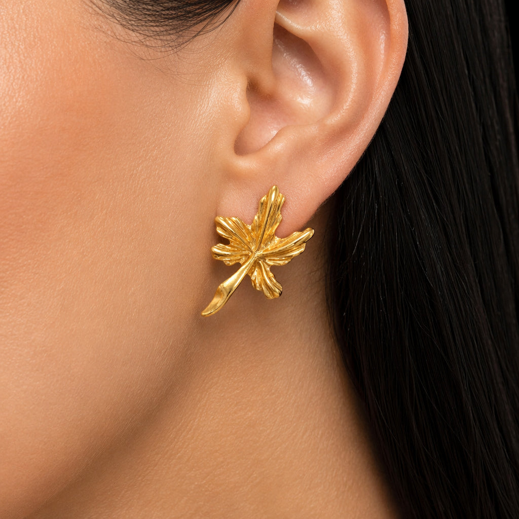 Maple Leaf Earring Set