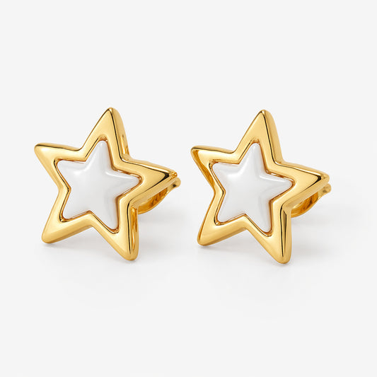 Star Hoop Earring Set