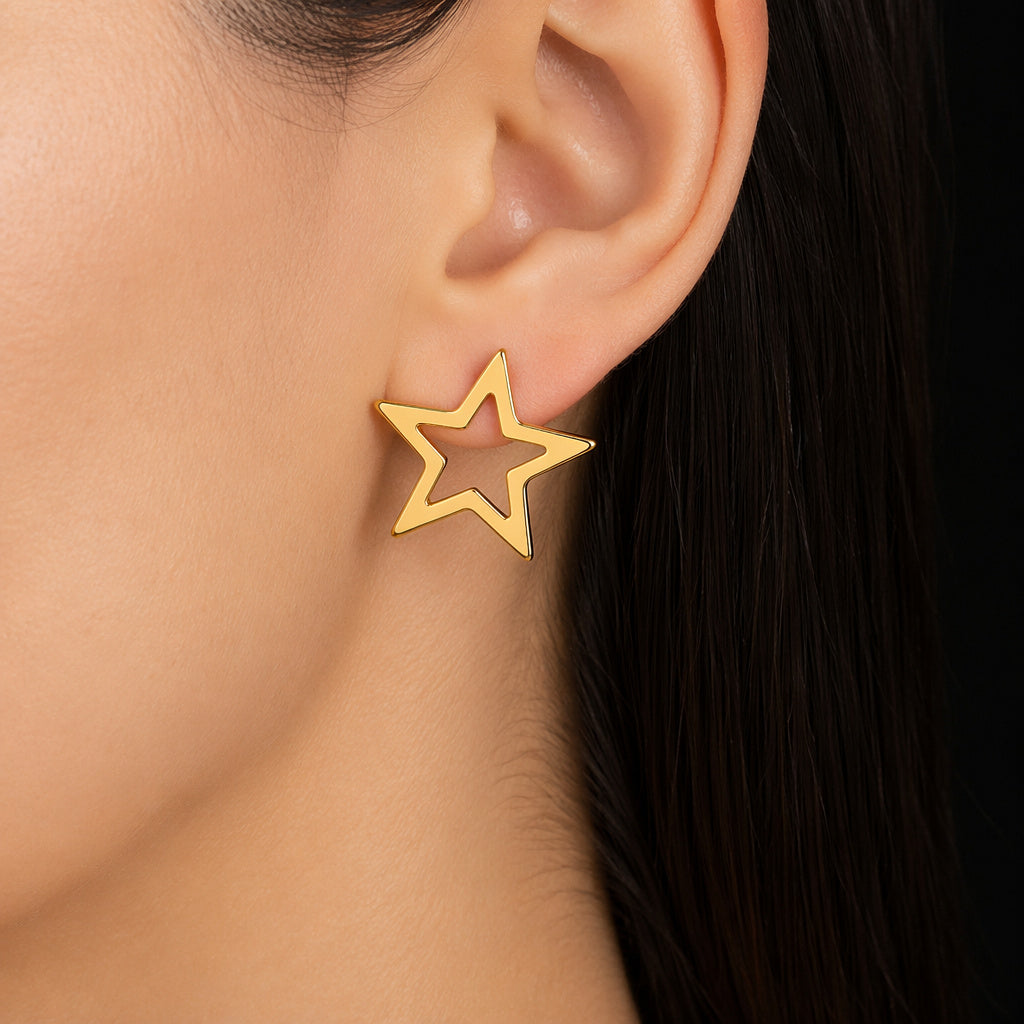 Starfish Hoop Earring Set