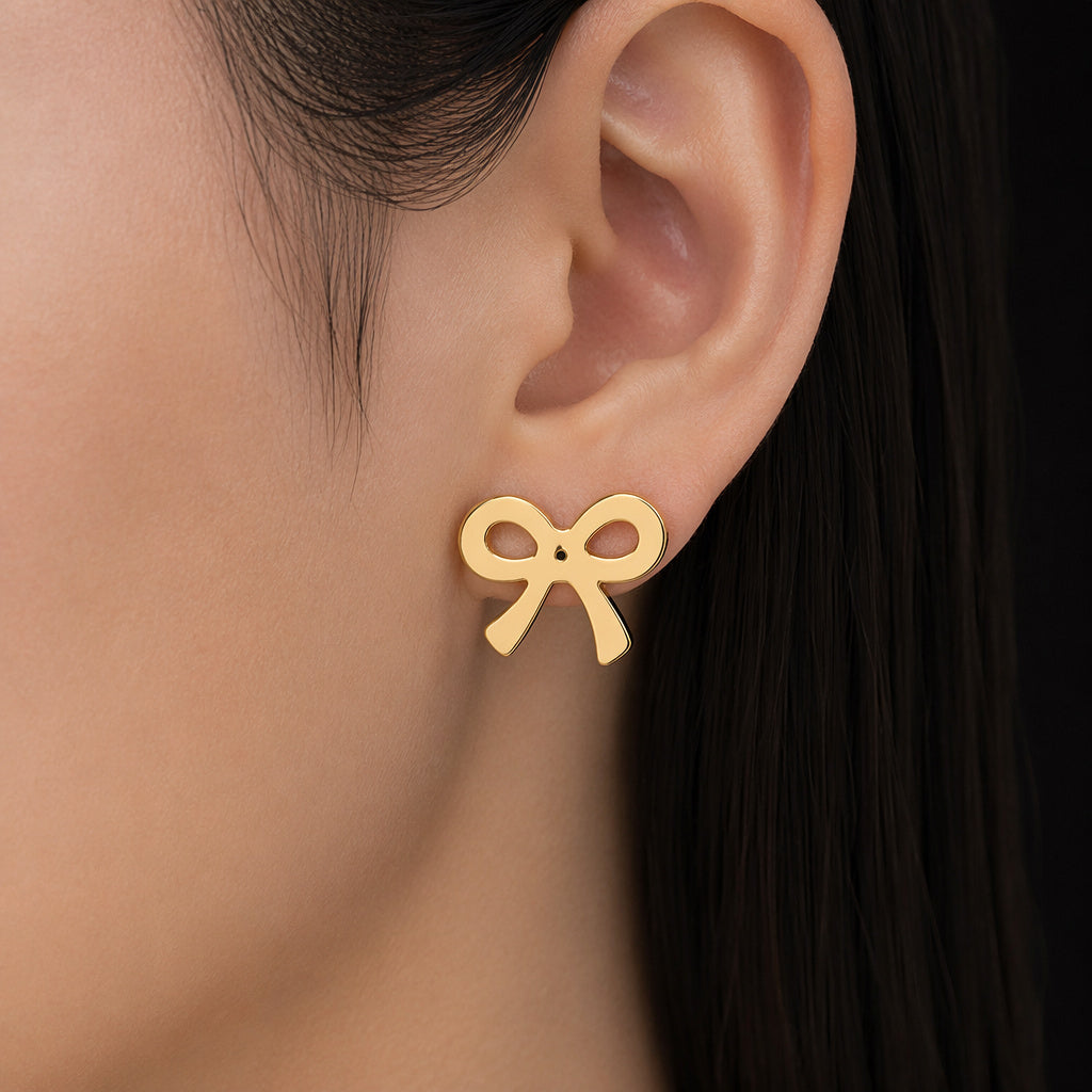 Bow Knot Earring Set