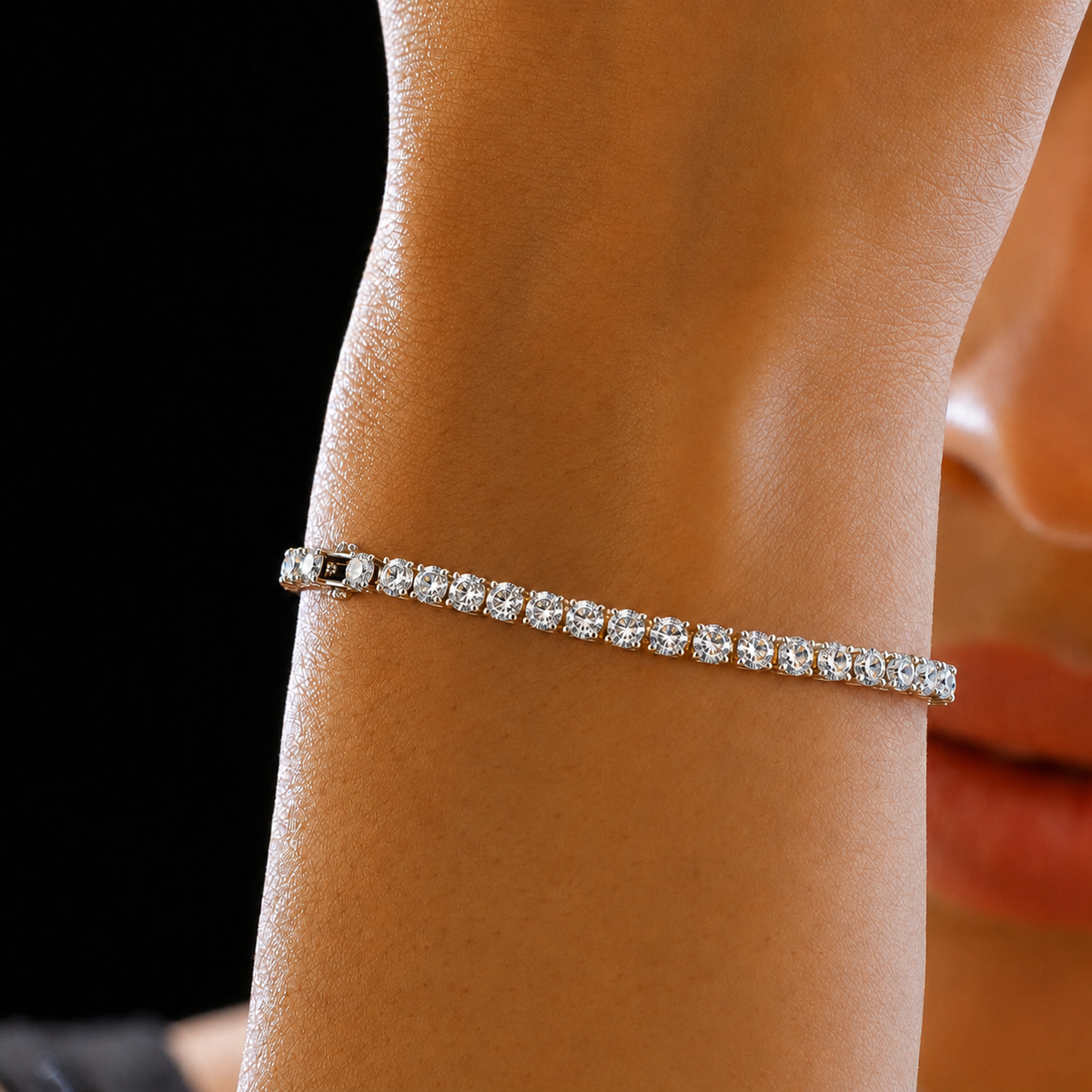 Classic Crystal Tennis Bracelet