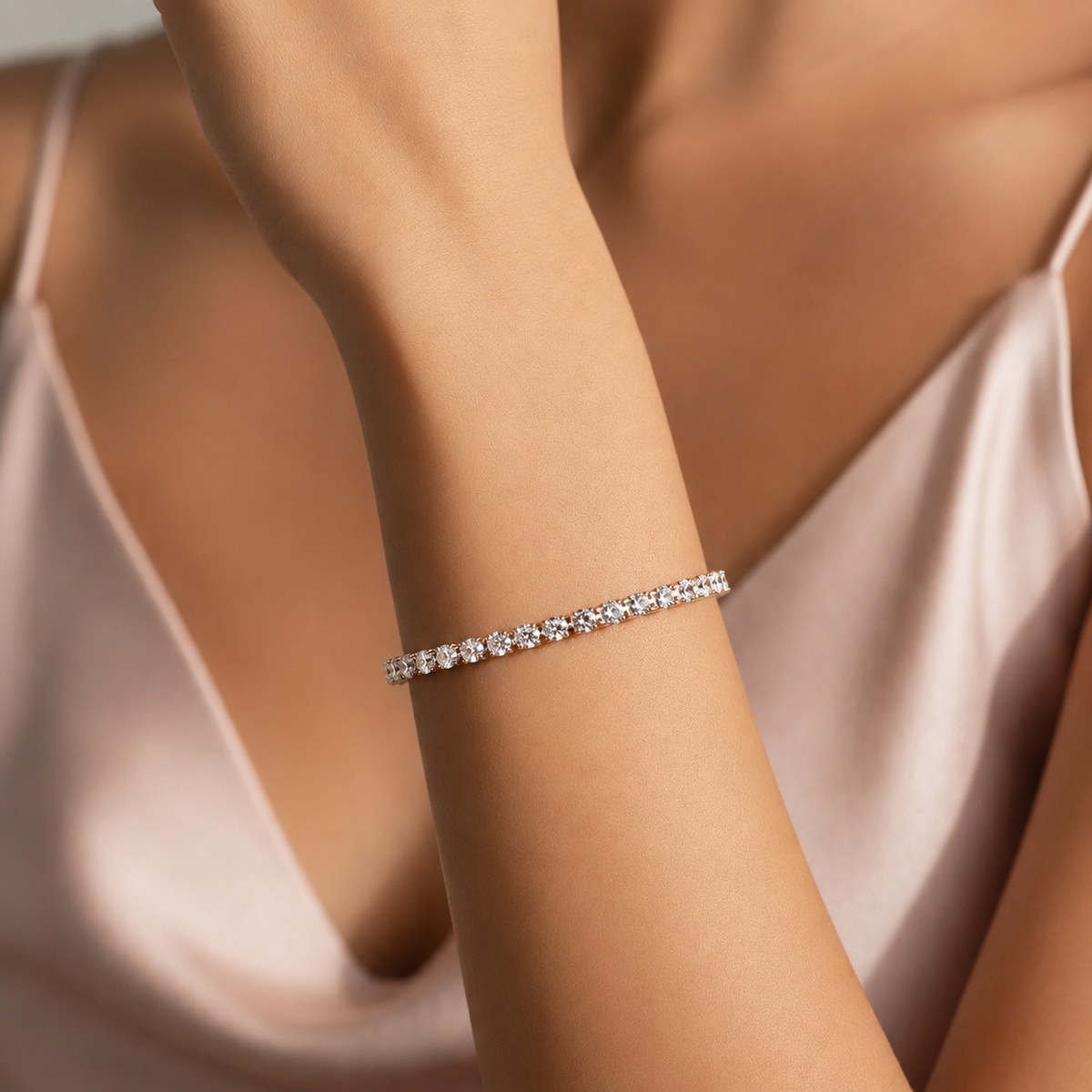 Classic Crystal Tennis Bracelet
