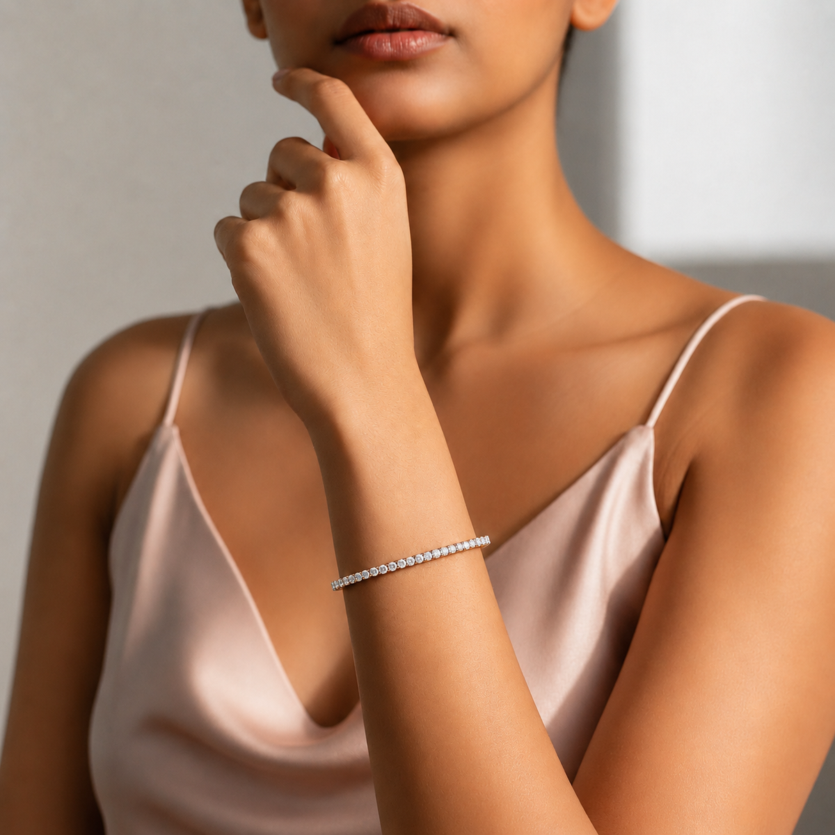 Classic Crystal Tennis Bracelet